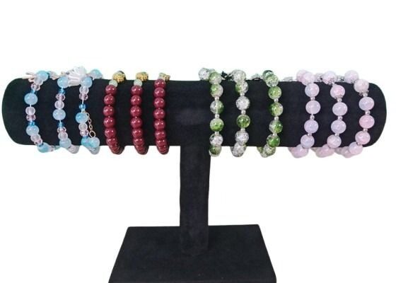 Emstone/Crystal Stretch Bracelets.